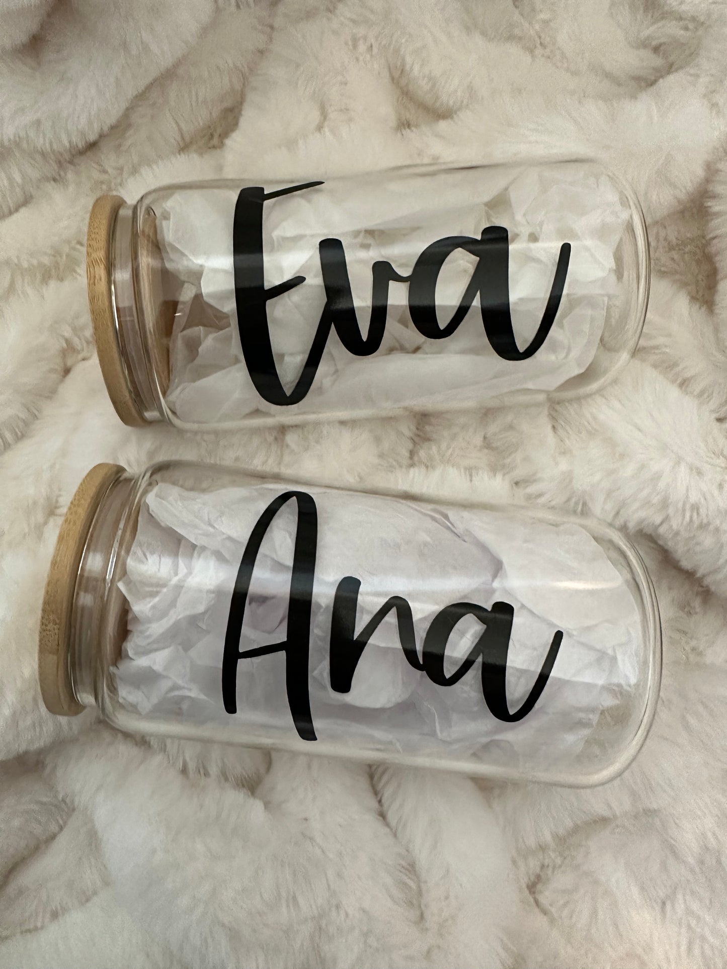 Personalized Name Glass Cup