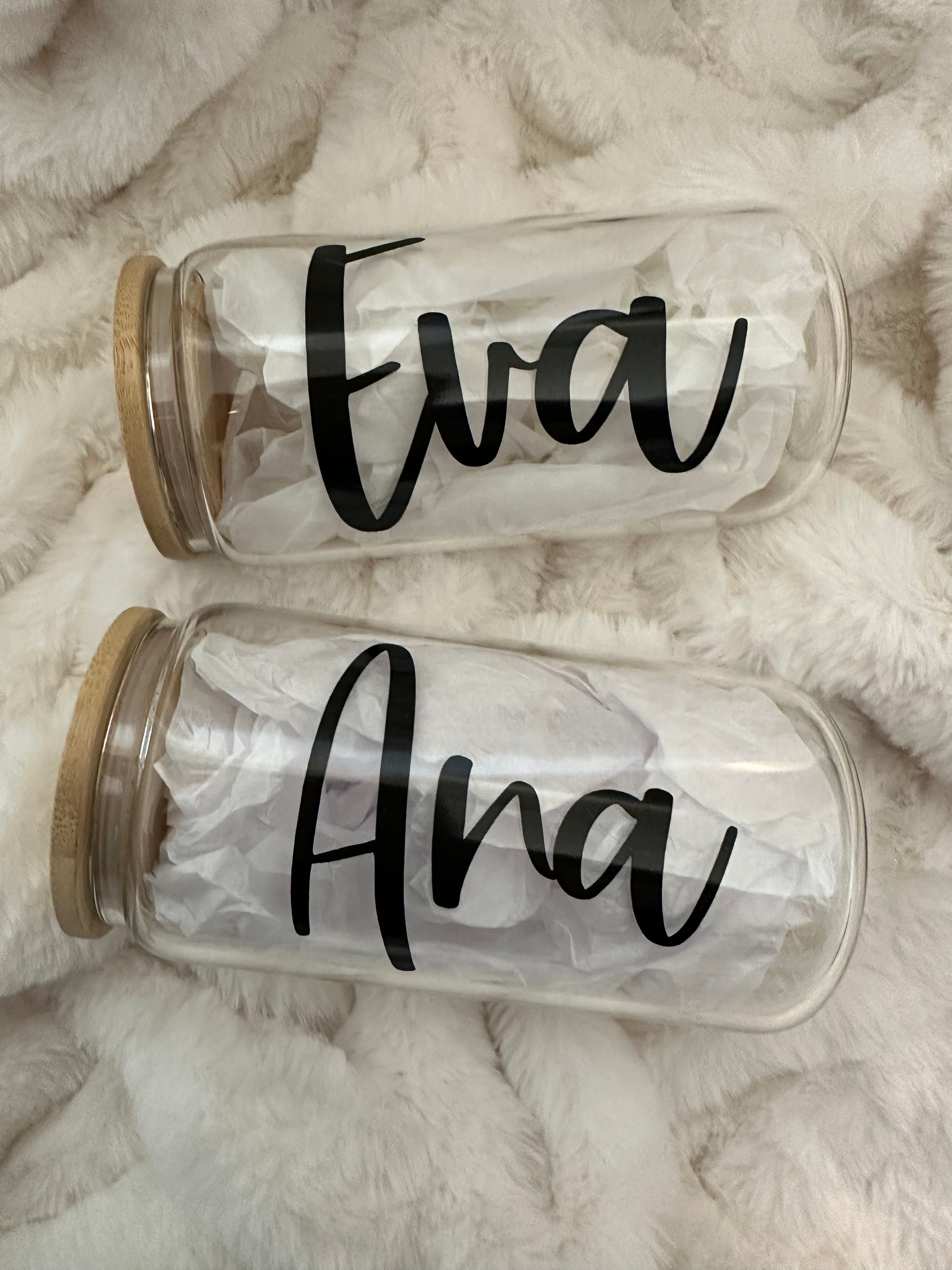 Personalized Iced Coffee Glass